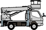 大清機工の高所作業車イラスト